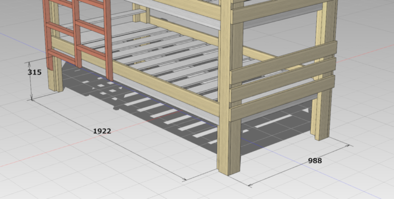 部屋の収納力を圧倒的に増やす ベット下にぴったりの大容量収納ケースの作り方 設計図 さくやこのはのdiy