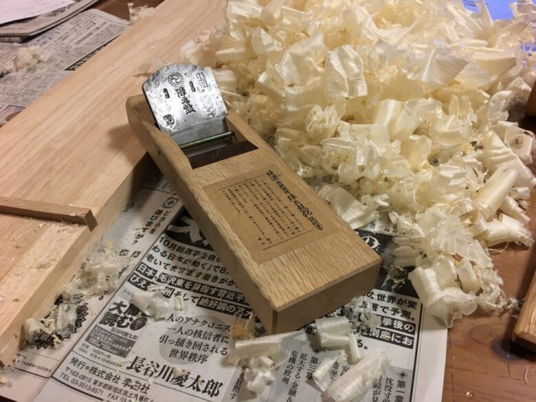 私が使用している和鉋