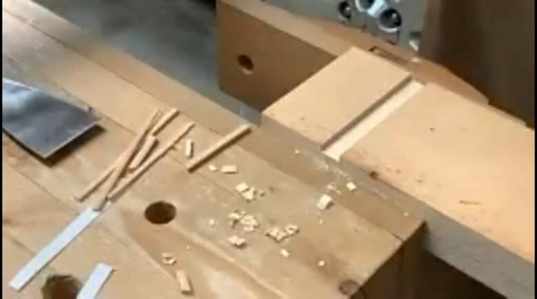 追い入れ継ぎのための溝堀り