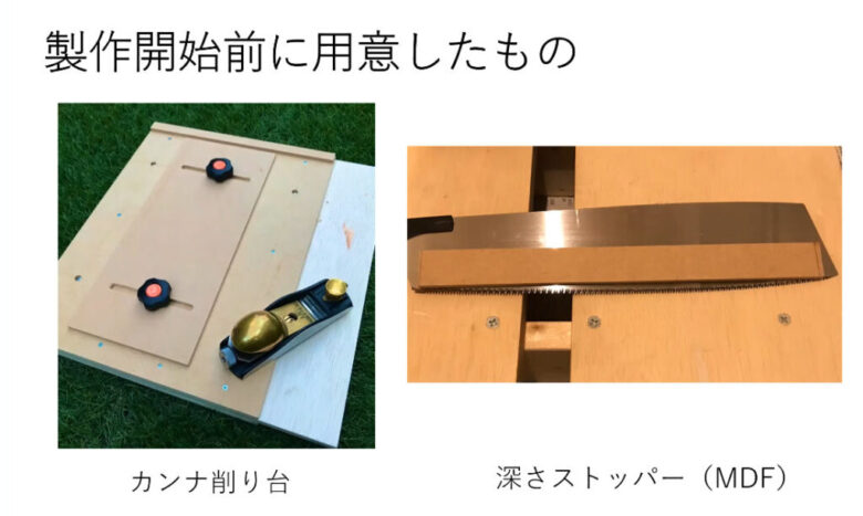 事前に準備したもの