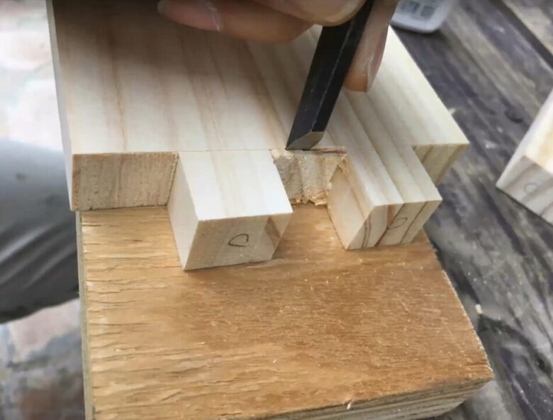 ×部分の切り落とし
